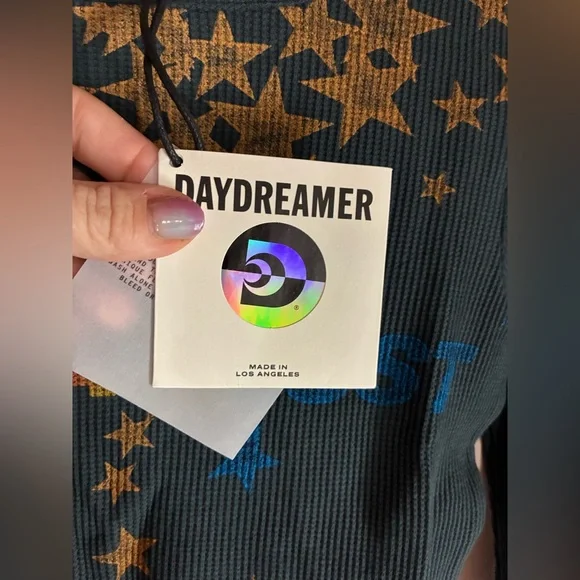 Daydreamer David Bowie Ziggy Stardust thermal cropped pullover - Picture 7 of 9